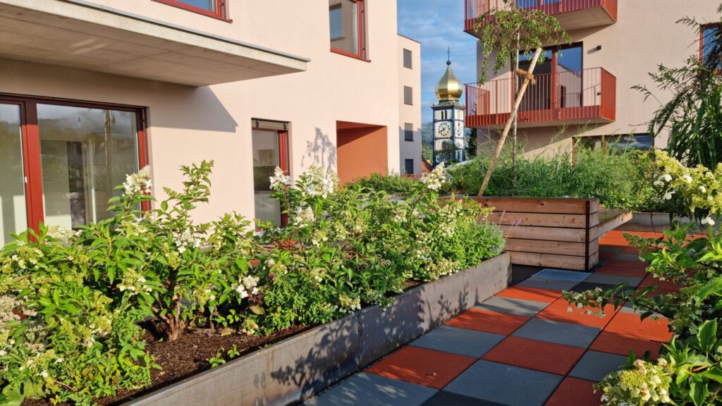 Dachgarten Wohnbau Bärnbach